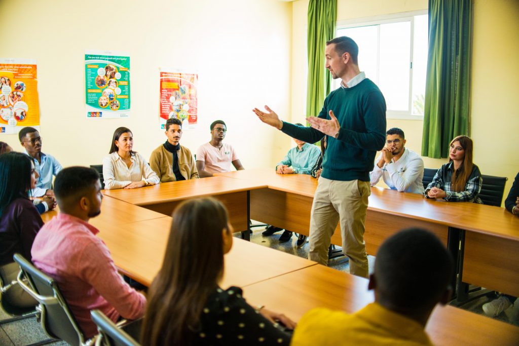 des étudiants de master international .